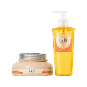 Rotina Esfoliação e Banho Caju